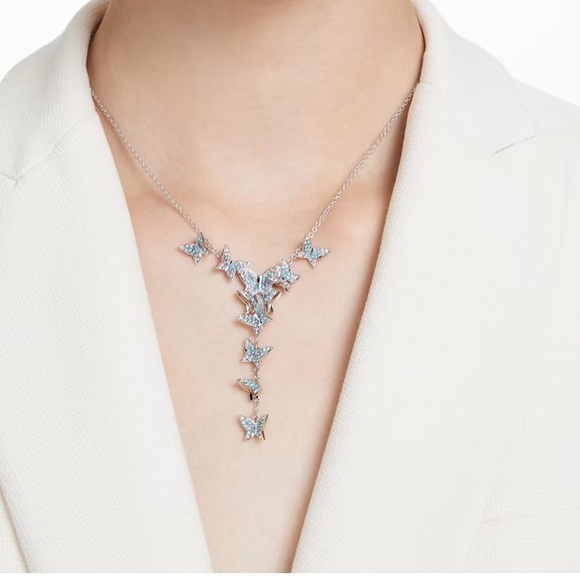 Swarovski Jewelry - Swarovski lilia Y necklace, butterfly necklace